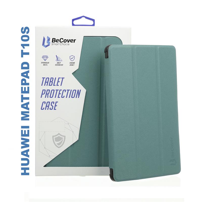 Чохол-книжка BeCover Smart Case для Huawei MatePad T 10s/T 10s (2nd Gen) Dark Green (705400)