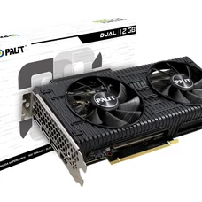 Відеокарта GF RTX 3060 12GB GDDR6 Dual Palit (NE63060019K9-190AD) (LHR)