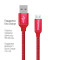 Кабель ColorWay USB - micro USB (M/M), 2.4 А, 2 м, Red (CW-CBUM009-RD)