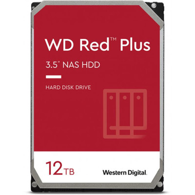 Накопичувач HDD SATA 12.0TB WD Red Plus 7200rpm 256MB (WD120EFBX)