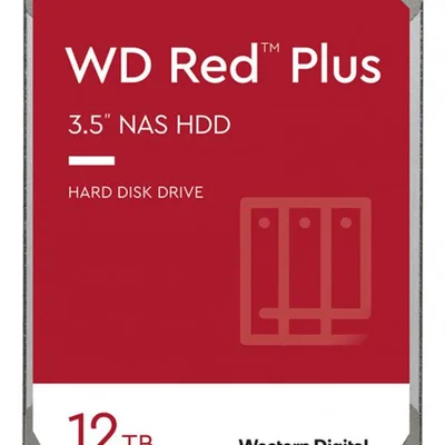 Накопичувач HDD SATA 12.0TB WD Red Plus 7200rpm 256MB (WD120EFBX)