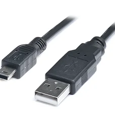 Кабель REAL-EL USB - mini USB V 2.0 (M/M), 1.8 м, чорний (EL123500006)