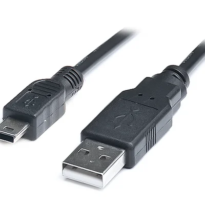 Кабель REAL-EL USB - mini USB V 2.0 (M/M), 1.8 м, чорний (EL123500006)