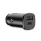 Автомобільний зарядний пристрій Baseus Square Metal (2USB, 4.5A) 30W Black (CCALL-AS01)