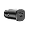 Автомобільний зарядний пристрій Baseus Square Metal (2USB, 4.5A) 30W Black (CCALL-AS01)