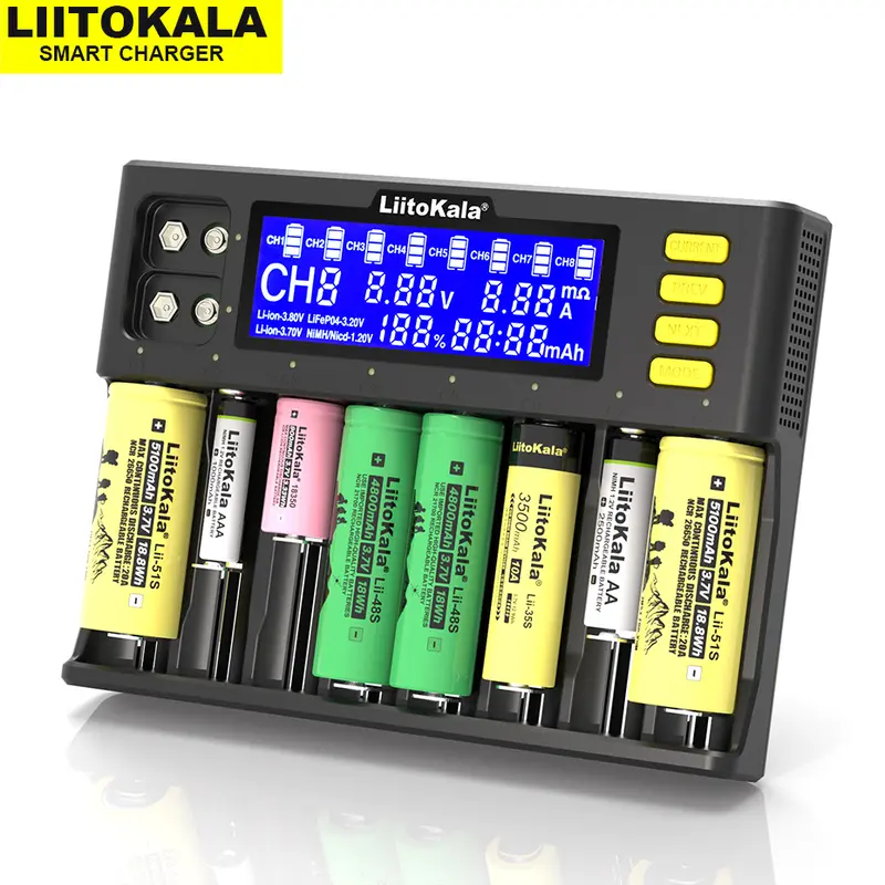 Зарядний пристрій Liitokala Lii-S8 Зарядний пристрій Liitokala Lii-S8