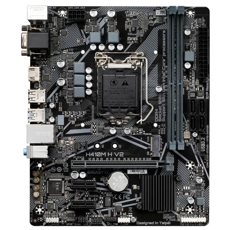 Материнська плата Gigabyte H410M H V2 Socket 1200 Материнська плата Gigabyte H410M H V2 Socket 1200