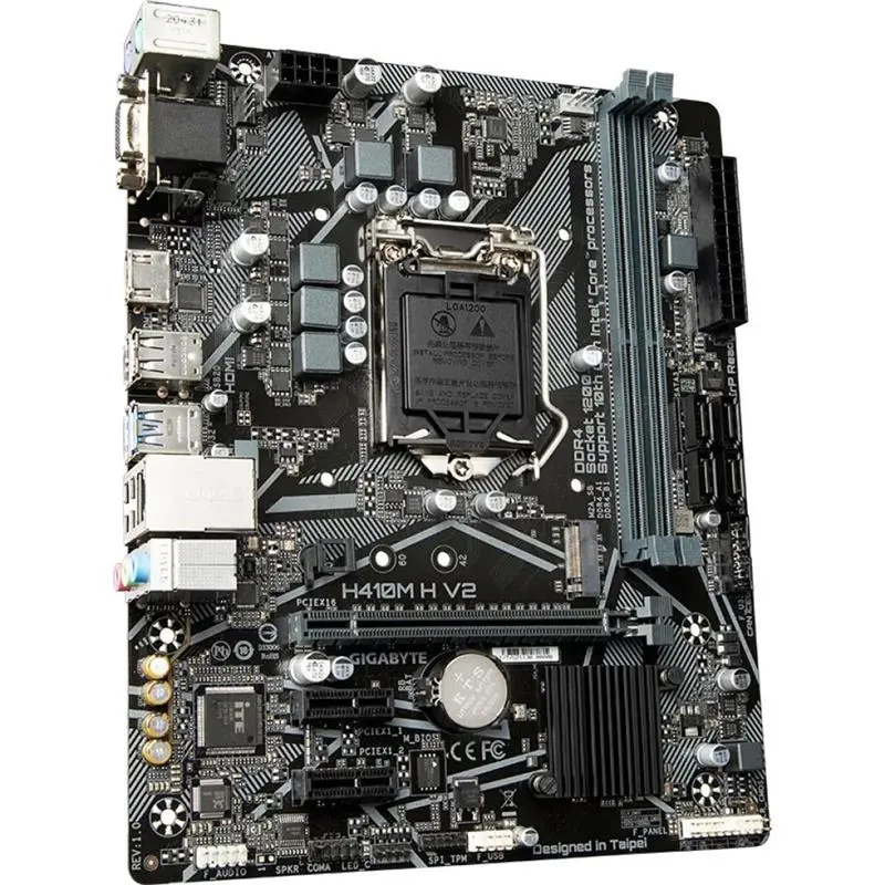 Материнська плата Gigabyte H410M H V2 Socket 1200 Материнська плата Gigabyte H410M H V2 Socket 1200