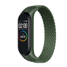 Ремінець BeCover Elastic Nylon Style для Xiaomi Mi Smart Band 5/Mi Smart Band 6 Size S Khaki (706139)