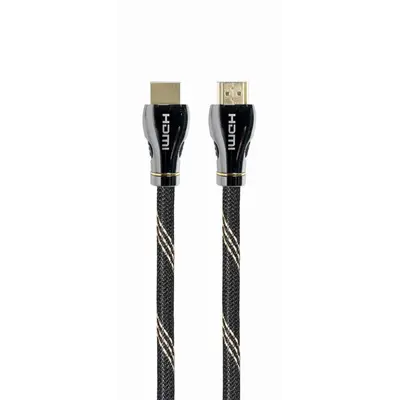 Кабель Cablexpert HDMI - HDMI V 2.1 (M/M), 2 м, чорний (CCBP-HDMI8K-2M) коробка Кабель Cablexpert HDMI - HDMI V 2.1 (M/M), 2 м, чорний (CCBP-HDMI8K-2M) коробка