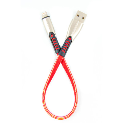 Кабель Dengos USB-Lightning 0.25м Red (PLS-L-SHRT-PLSK-RED)