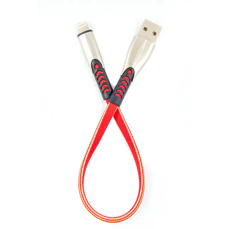 Кабель Dengos USB-Lightning 0.25м Red (PLS-L-SHRT-PLSK-RED) Кабель Dengos USB-Lightning 0.25м Red (PLS-L-SHRT-PLSK-RED)