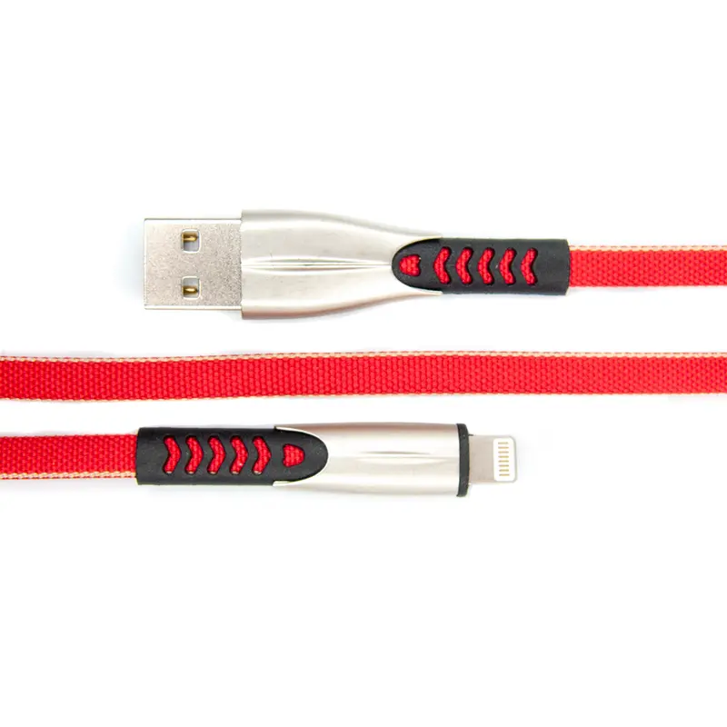 Кабель Dengos USB-Lightning 0.25м Red (PLS-L-SHRT-PLSK-RED) Кабель Dengos USB-Lightning 0.25м Red (PLS-L-SHRT-PLSK-RED)
