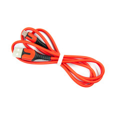 Кабель Dengos USB - micro USB (M/M), 1 м, Red (PLS-M-IND-SOFT-RED)