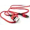 Кабель Dengos USB - micro USB (M/M), 1 м, Red (PLS-M-IND-SOFT-RED) Кабель Dengos USB - micro USB (M/M), 1 м, Red (PLS-M-IND-SOFT-RED)