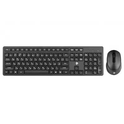 Комплект (клавіатура, мишка) бездротовий 2E MK420 (2E-MK420WB) Black