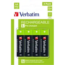 Акумулятори Verbatim AA/HR06 NI-MH 2500 mAh BL 4шт