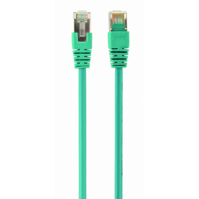 Патч-корд FTP Cablexpert (PP22-0.5M/G) cat.5Е, литий, 50u штекер із засувкою, 0.5м, зелений