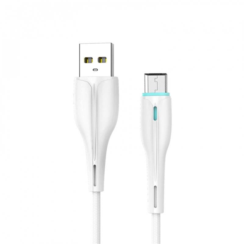 Кабель SkyDolphin S48V USB - micro USB (M/M), 1 м, White (USB-000427)