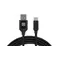 Кабель REAL-EL Premium Fabric USB - USB Type-C (M/M), 2 м, Black (EL123500047)