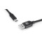 Кабель REAL-EL Premium Fabric USB - USB Type-C (M/M), 2 м, Black (EL123500047)