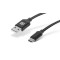 Кабель REAL-EL Premium Fabric USB - USB Type-C (M/M), 2 м, Black (EL123500047)