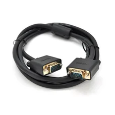 Кабель Veggieg VGA - VGA (M/M), 1.5 м, Black (YT-VGA(M)/(M)3+6VG-1.5/19693)