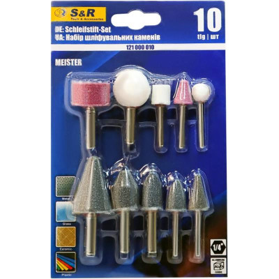Камень шліфувальний S&R (121000010) 10шт