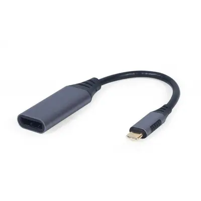 Адаптер Cablexpert DisplayPort - USB Type-C (F/M), 0.15 м, Black (A-USB3C-DPF-01) Адаптер Cablexpert DisplayPort - USB Type-C (F/M), 0.15 м, Black (A-USB3C-DPF-01)