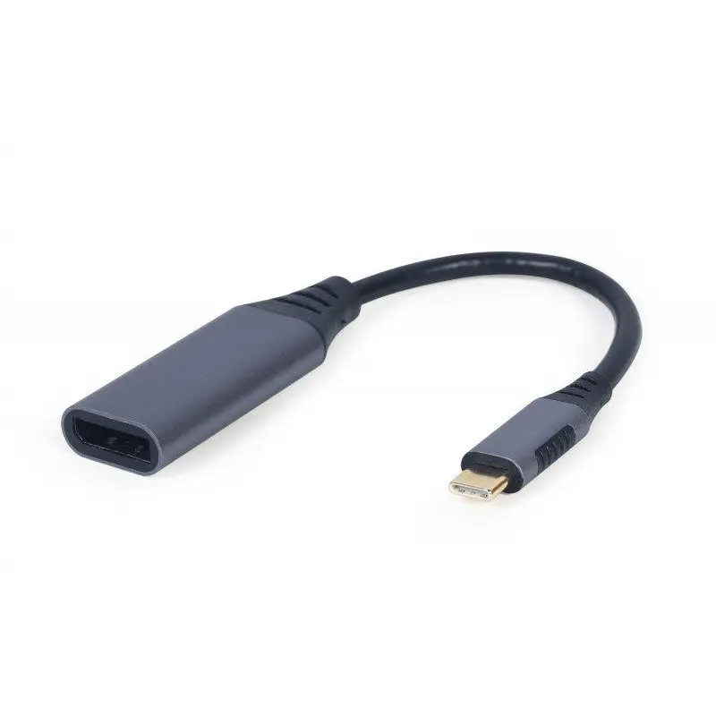 Адаптер Cablexpert DisplayPort - USB Type-C (F/M), 0.15 м, Black (A-USB3C-DPF-01) Адаптер Cablexpert DisplayPort - USB Type-C (F/M), 0.15 м, Black (A-USB3C-DPF-01)
