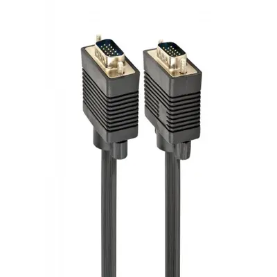 Кабель Cablexpert VGA - VGA (M/M), подвійне екранування, з 2-ма феритами, 1.5 м, чорний (CCB-PPVGA-1.5M) Кабель Cablexpert VGA - VGA (M/M), подвійне екранування, з 2-ма феритами, 1.5 м, чорний (CCB-PPVGA-1.5M)