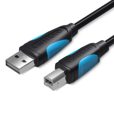 Кабель для принтера Vention USB - USB Type-B (M/M), 1 м, Black (VAS-A16-B100)