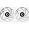 Вентилятор ID-Cooling Icefan 240 ARGB Snow, 245x125x27мм, 3-pin, 4-pin PWM, білий