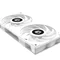 Вентилятор ID-Cooling Icefan 240 ARGB Snow, 245x125x27мм, 3-pin, 4-pin PWM, білий