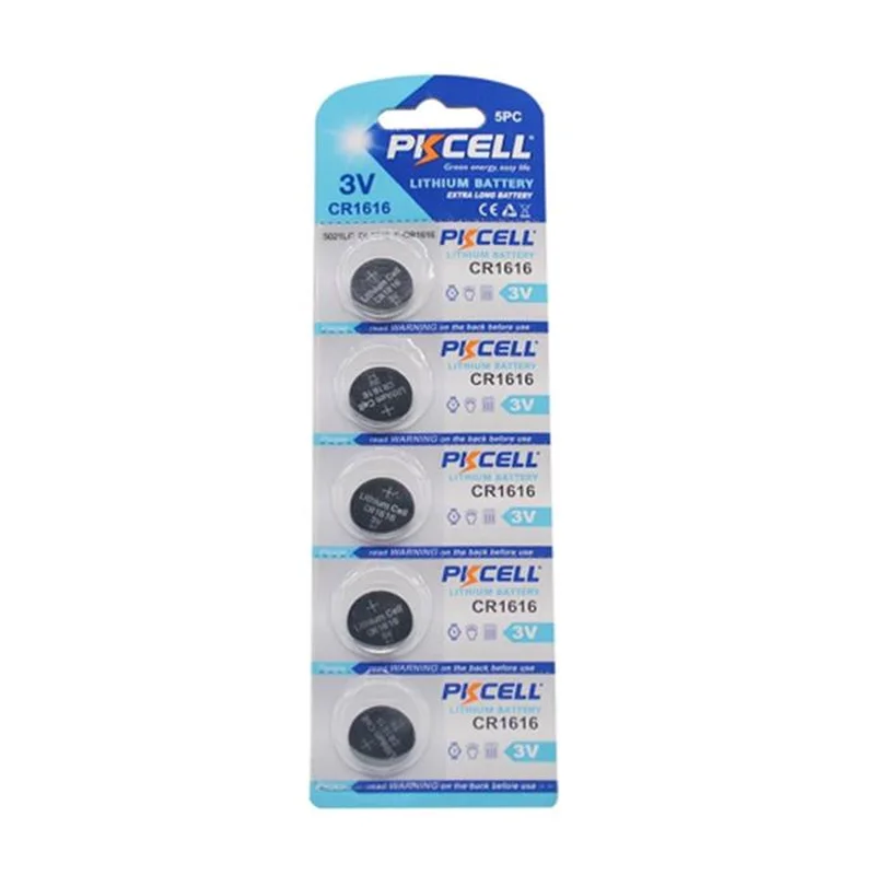 Батарейка PKCELL CR1616 BL 5шт (PC/CR1616/21799)