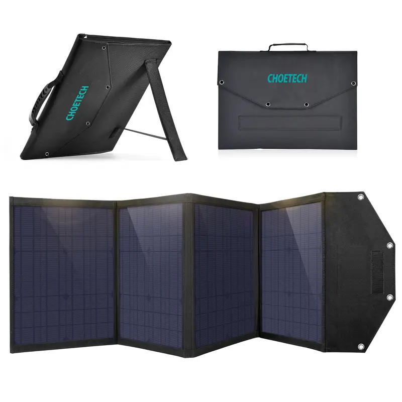 Сонячний зарядний пристрій Choetech 100W Foldable Solar Charger (SC009) Сонячний зарядний пристрій Choetech 100W Foldable Solar Charger (SC009)