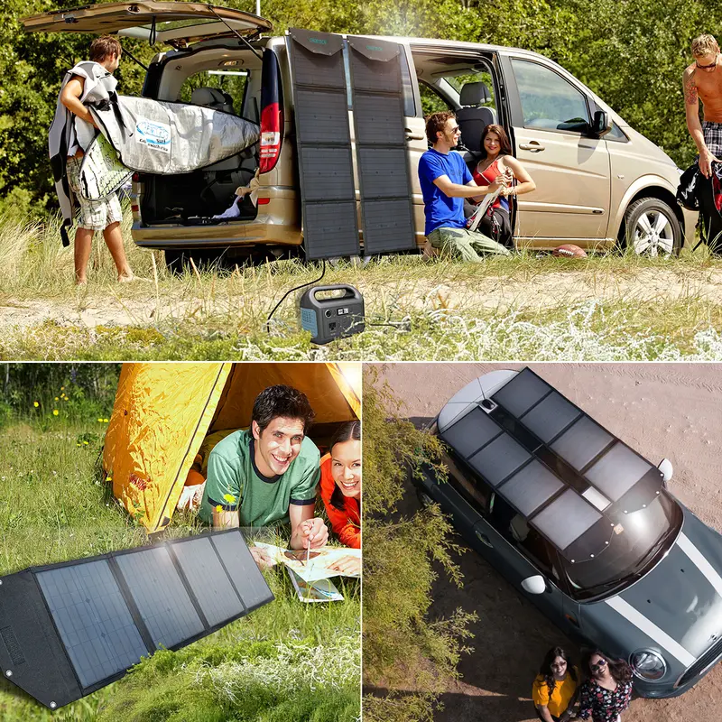 Сонячний зарядний пристрій Choetech 100W Foldable Solar Charger (SC009) Сонячний зарядний пристрій Choetech 100W Foldable Solar Charger (SC009)
