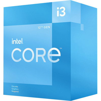 Процесор Intel Core i3 12100F 3.3GHz (12MB, Alder Lake, 60W, S1700) Box (BX8071512100F)