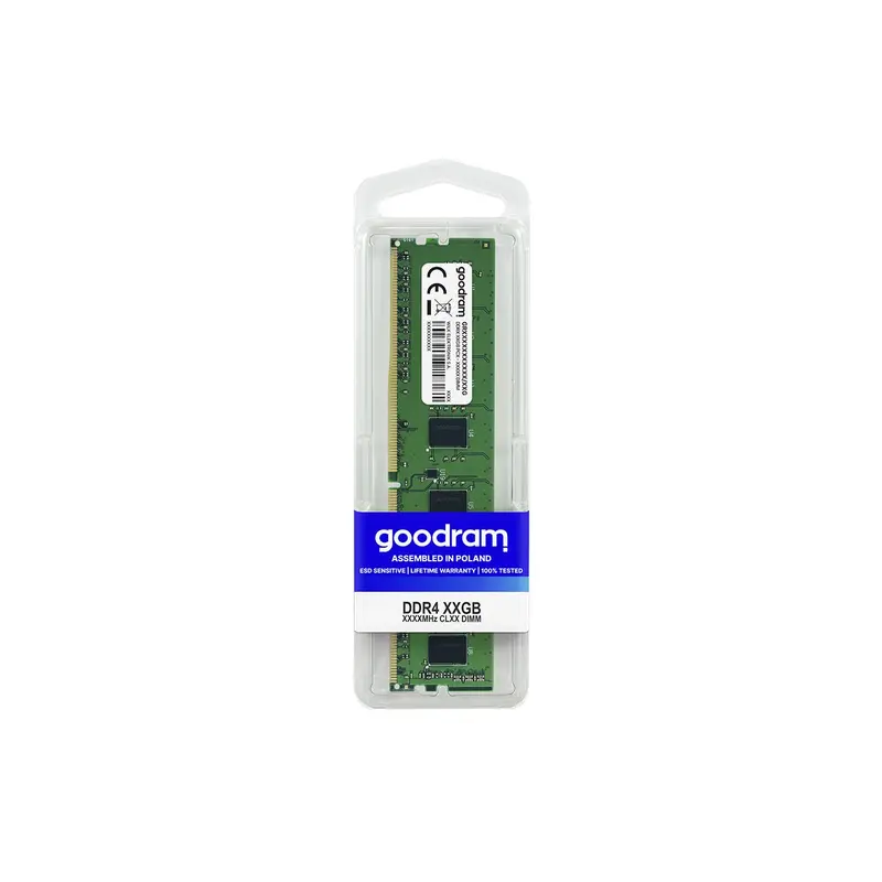 Модуль пам`яті DDR4 16GB/2666 GOODRAM (GR2666D464L19S/16G) Модуль пам`яті DDR4 16GB/2666 GOODRAM (GR2666D464L19S/16G)