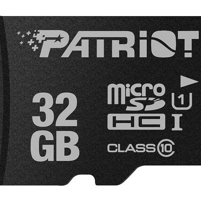 Карта пам`яті MicroSDHC 32GB UHS-I Class 10 Patriot LX (PSF32GMDC10)