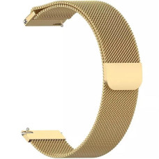 Ремінець BeCover Milanese Style для Xiaomi Amazfit Bip (20mm) Lite/Bip S Lite/GTR 42mm/GTS/TicWatch S2/TicWatch E/GTS 3/GTS 2 mini Gold (707682)