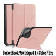 Чохол-книжка BeCover Ultra Slim Origami для PocketBook 740 Inkpad 3/Color/Pro Rose Gold (707456)