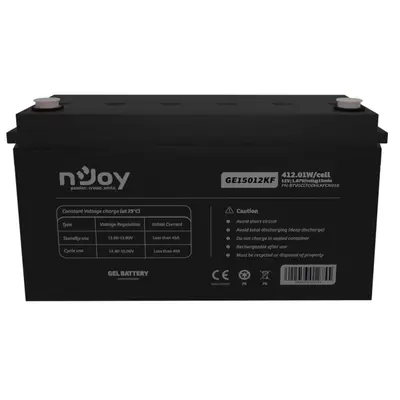 Акумуляторна батарея Njoy GE15012KF 12V 150AH (BTVGCLTODHLKFCN01B) GEL Акумуляторна батарея Njoy GE15012KF 12V 150AH (BTVGCLTODHLKFCN01B) GEL