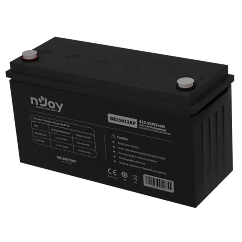 Акумуляторна батарея Njoy GE15012KF 12V 150AH (BTVGCLTODHLKFCN01B) GEL Акумуляторна батарея Njoy GE15012KF 12V 150AH (BTVGCLTODHLKFCN01B) GEL