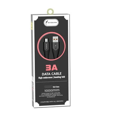 Кабель SkyDolphin S01V USB - micro USB (M/M), 1 м, Black (USB-000585)