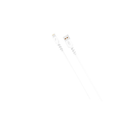 Кабель SkyDolphin S07L TPE High Elastic Line USB - Lightning (M/M), 1 м, White (USB-000593)