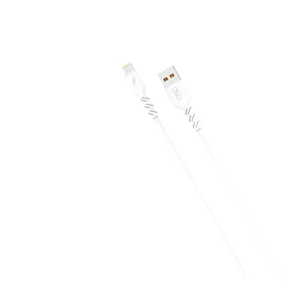 Кабель SkyDolphin S07L TPE High Elastic Line USB - Lightning (M/M), 1 м, White (USB-000593)