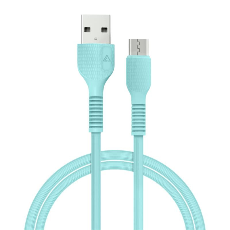 Кабель ACCLAB AL-CBCOLOR-M1MT USB - micro USB (M/M), 1.2 м, Mint (1283126518140)