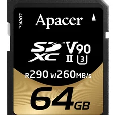 Карта пам`ятi SDXC 64GB UHS-II/U3 Class 10 Apacer (AP64GSDXC10V9-R)