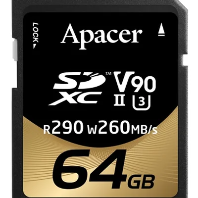 Карта пам`ятi SDXC 64GB UHS-II/U3 Class 10 Apacer (AP64GSDXC10V9-R)